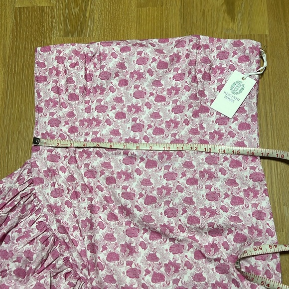 NEW Tuckernuck Hyacinth House Asymmetrical Strapless Floral Dress - Picture 5 of 5